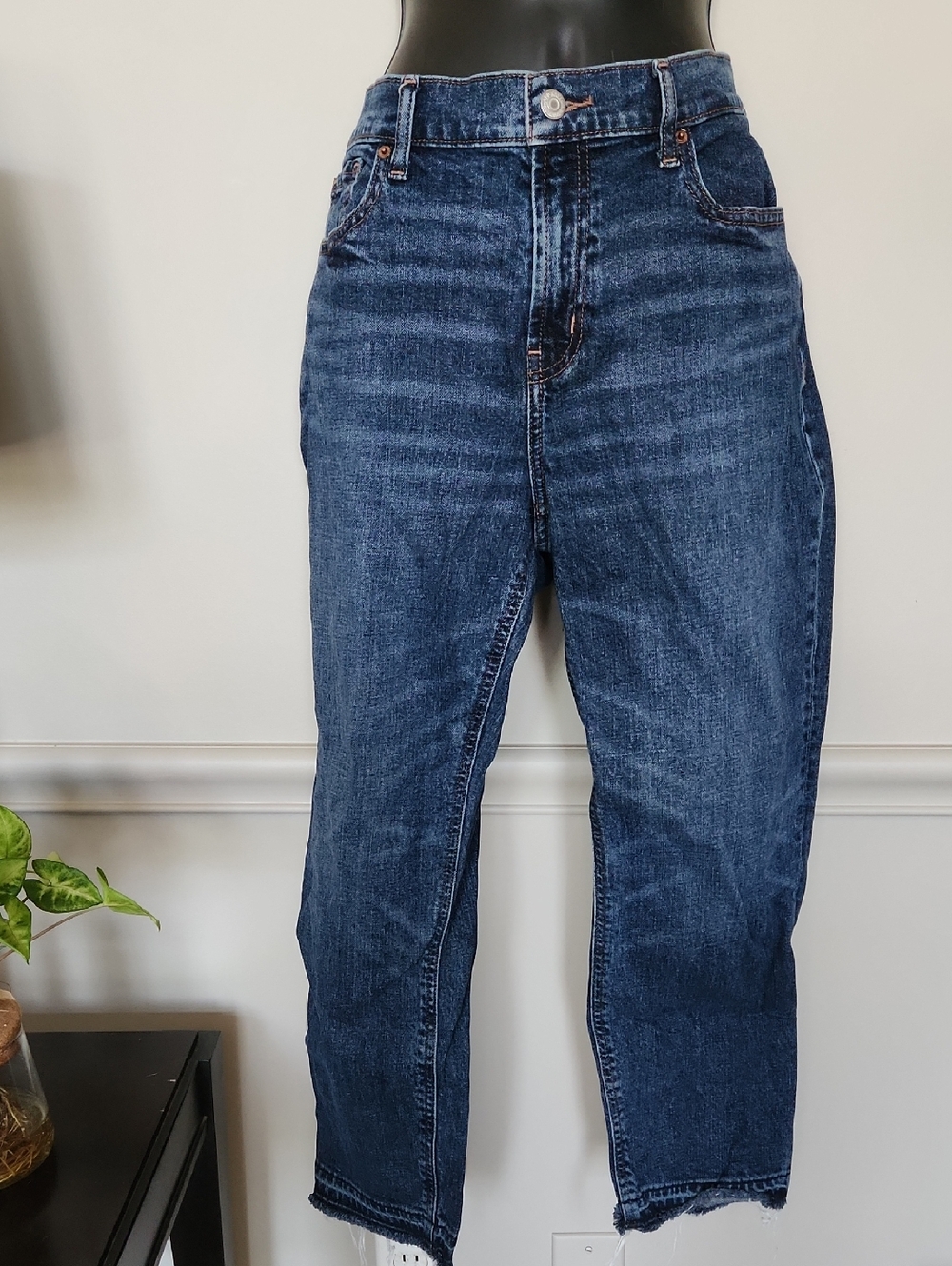 Old Navy Boyfriend Jeans - Dark Indigo